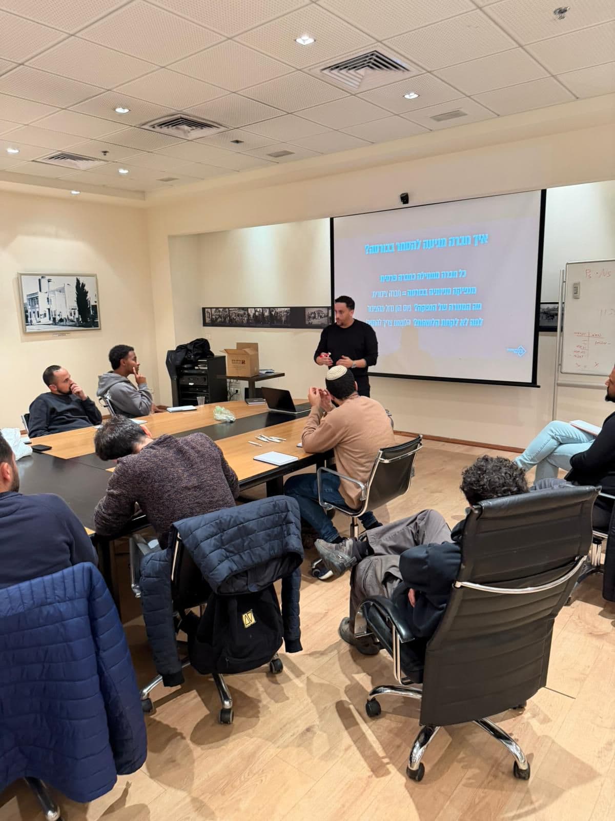 הרצאה בכנס גדול